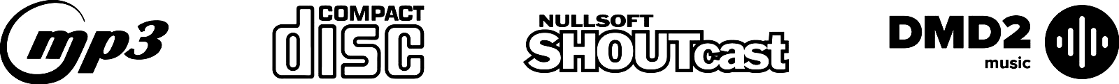 MP3, Compact Disc, SHOUTcast and DMD2
