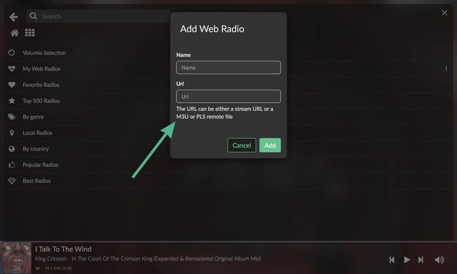 add-web-radio-menu