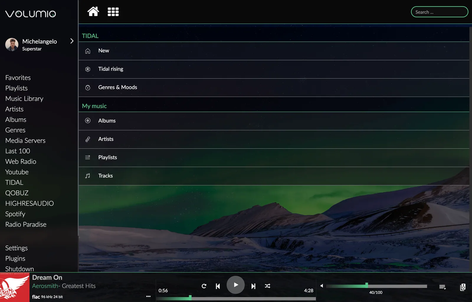 Volumio desktop version