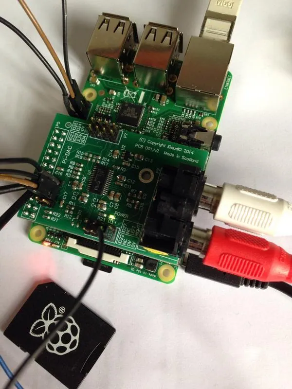 Raspberrymodelb+i2sdac